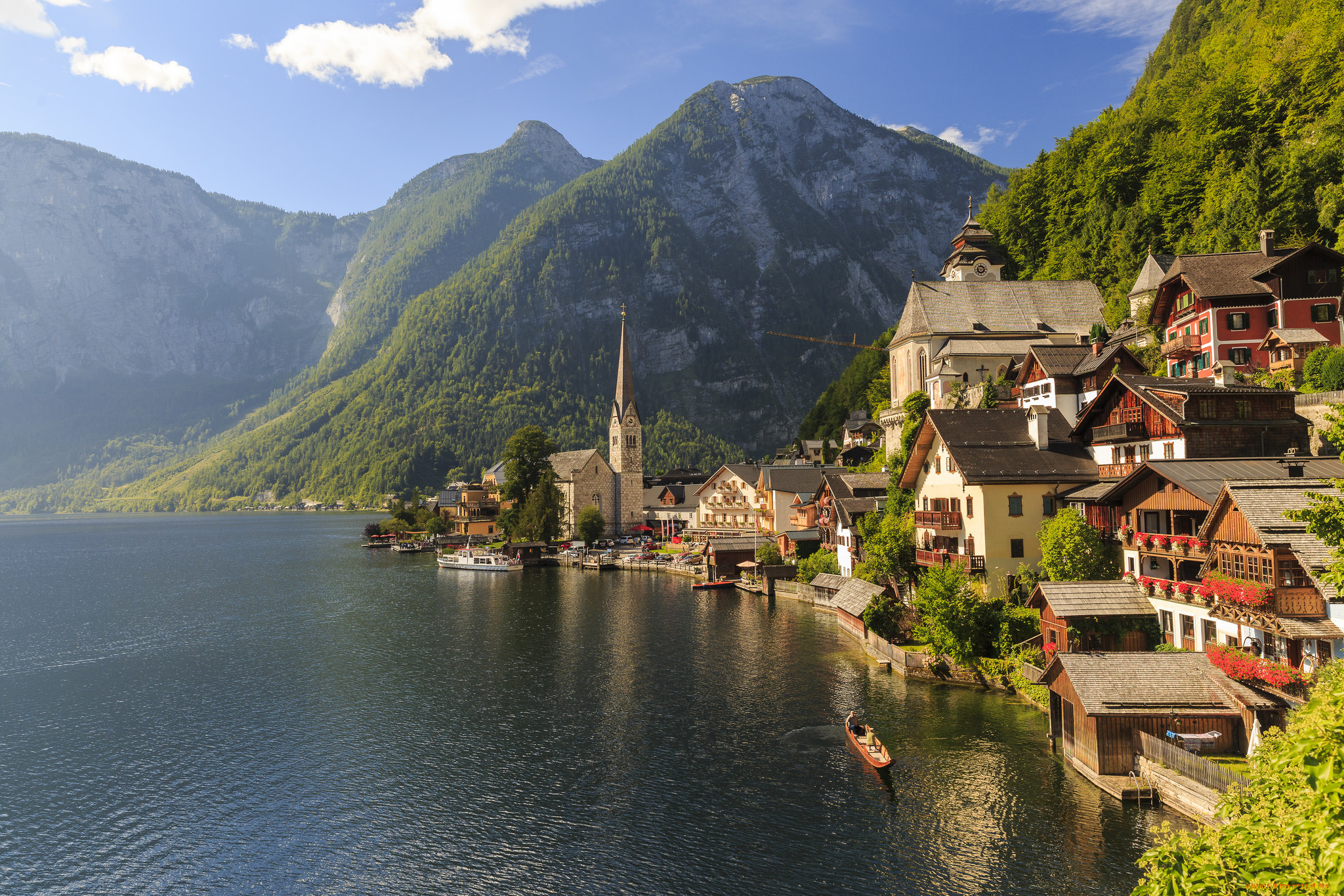 Озеро Блаузее, Швейцария лето